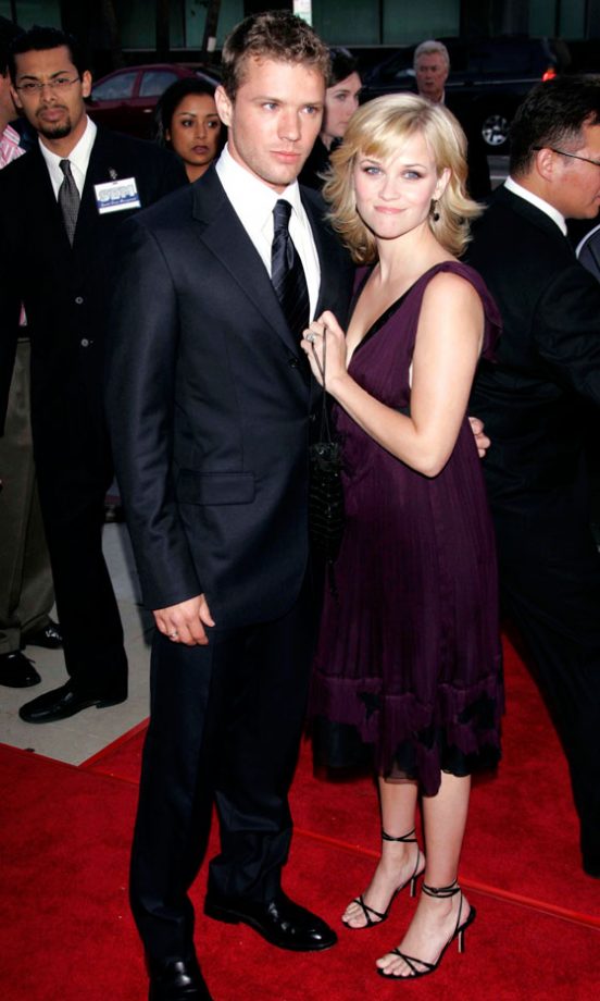 Reese Witherspoon Goes Back To Blonde For The LA Film Premiere Of Crash, April 2005