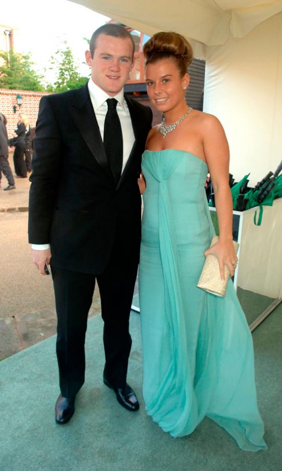 Coleen Rooney And Her Fiance Wayne Rooney At The Beckhams' World Cup Party, May 2006
