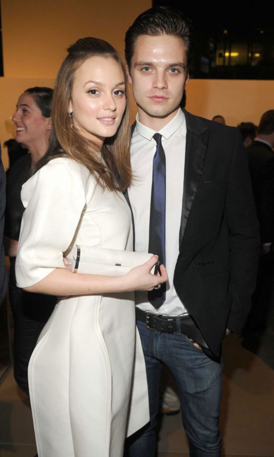 Leighton Meester With Boyfriend Sebastian Stan At A Calvin Klein Party, 2009