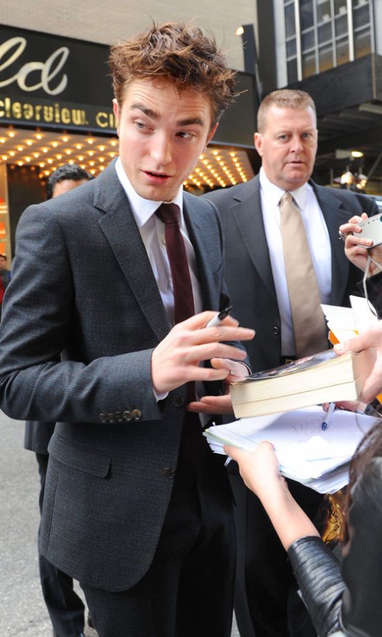Robert Pattinson At The New York Film Premiere Of Water For Elephants, 2011