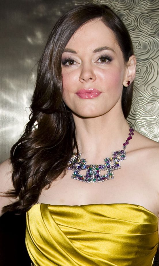 Rose McGowan's Side Swept Hairstyle Is Perfect For Friday Night, 2011