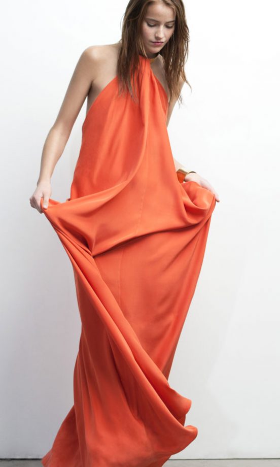 Asos Revive Orange Maxi Dress, £120 - Coming Soon