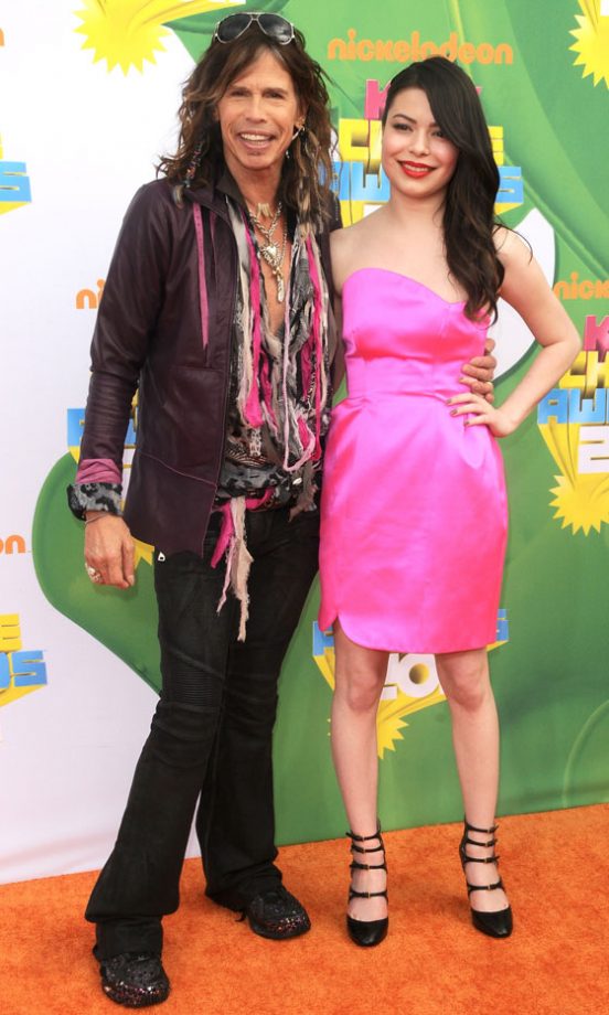 Steven Tyler And Miranda Cosgrove At The Nickelodeon Kids' Choice Awards 2011