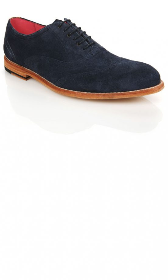 Ted Baker Blue Suede Brogue, £150