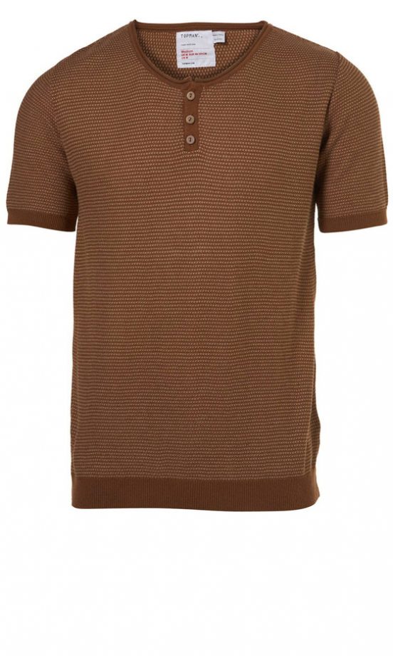 Topman Brown Trim T-Shirt, £24 (In Stores Only)