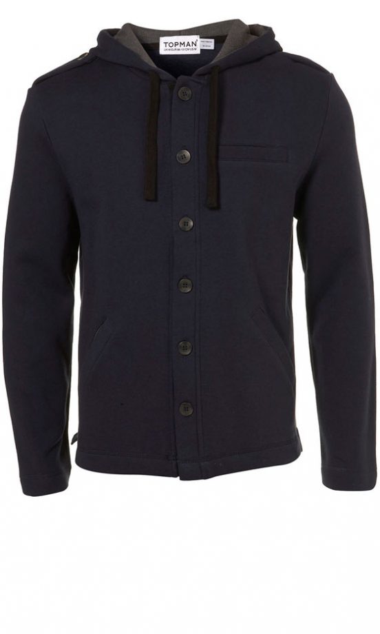 Topman Buttoned Hoodie, £40