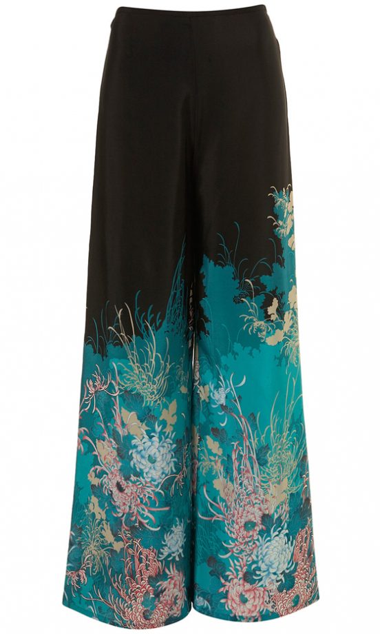 Topshop Boutique Silk Wide Leg Trouser, £90