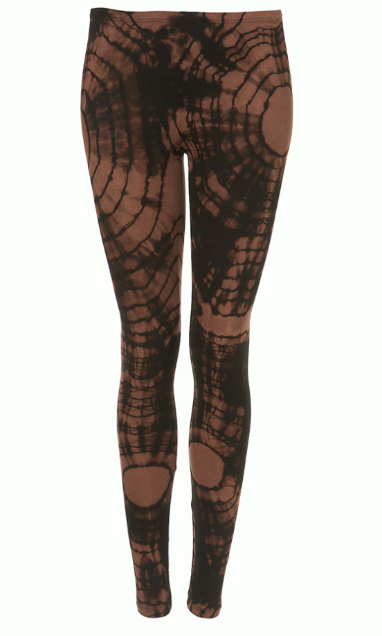 Topshop Black Tie Dye Leggings, £22.50