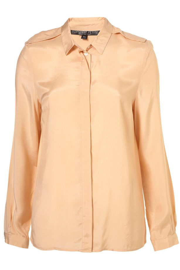 Topshop Peach Shirt, £35
