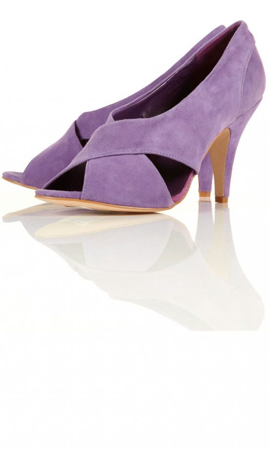 Topshop Suede Crossover Heel, £50 - In Stores Only