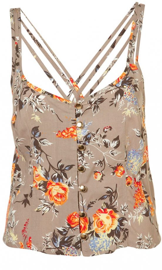 Topshop Cross Back Suntop, £25 - In Stores Only