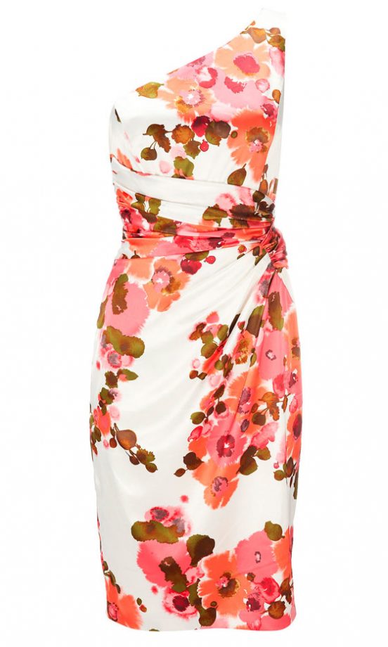 Wallis Floral Satin Dress, £65