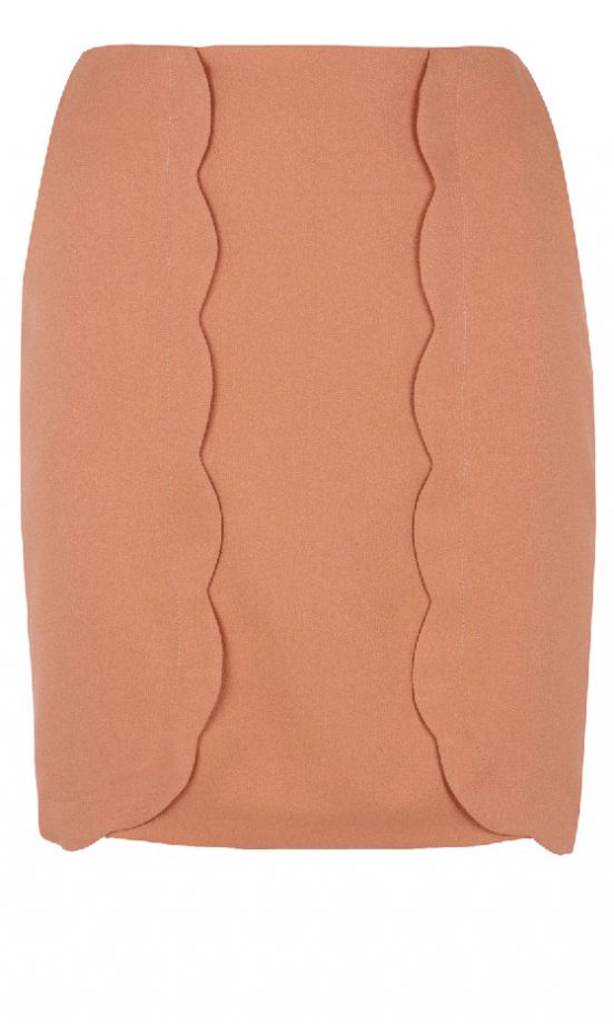 Warehouse Scallop Edge Skirt, £40