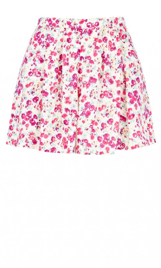 Warehouse Ditsy Print Skirt - In Stores Only