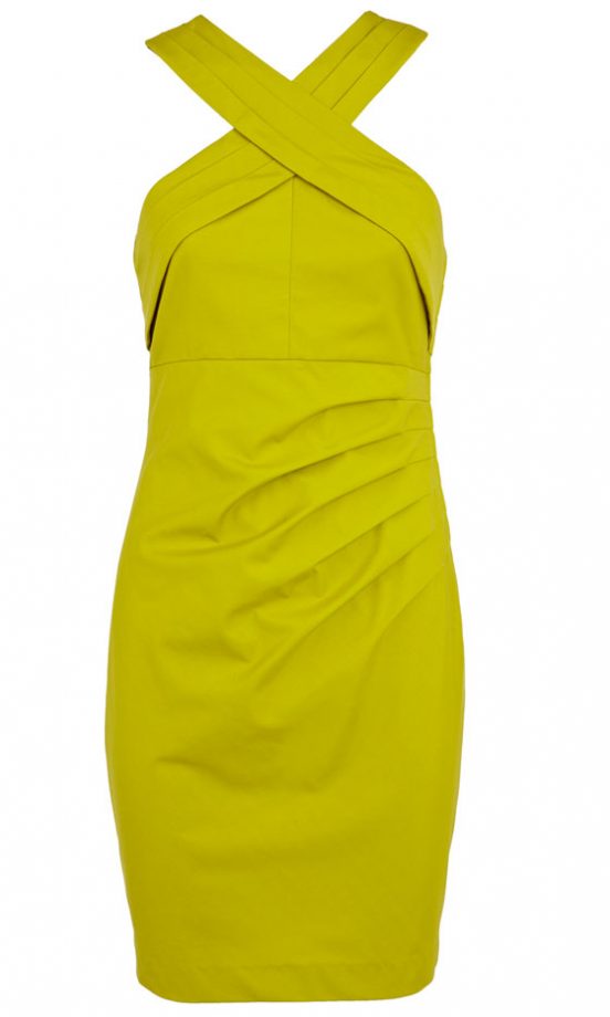 Warehouse Fitted Halter Dress, £70