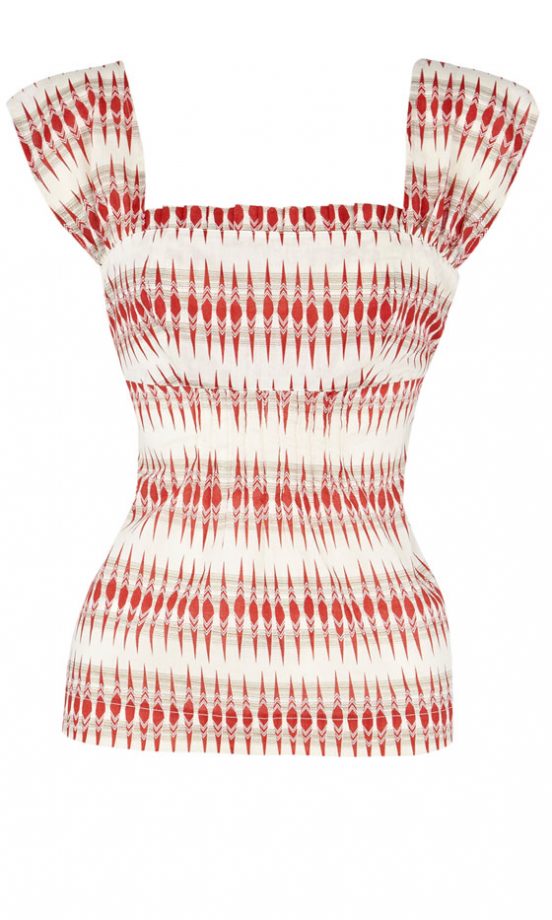 Warehouse Tribal Print Top, £32