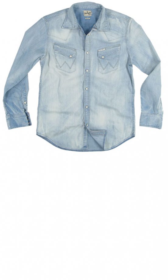 Wrangler Denim Shirt, £85 - In Stores Now