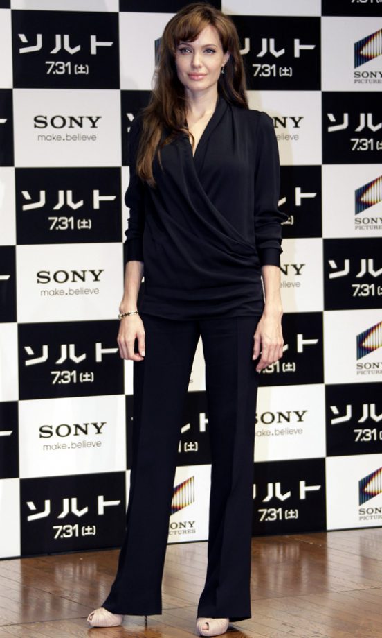 Angelina Jolie At The Salt Film Premiere In Tokyo, 2010