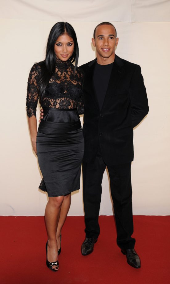 Nicole Scherzinger And Lewis Hamilton At Nelson Mandela's 90th Birthday Dinner In London, 2008