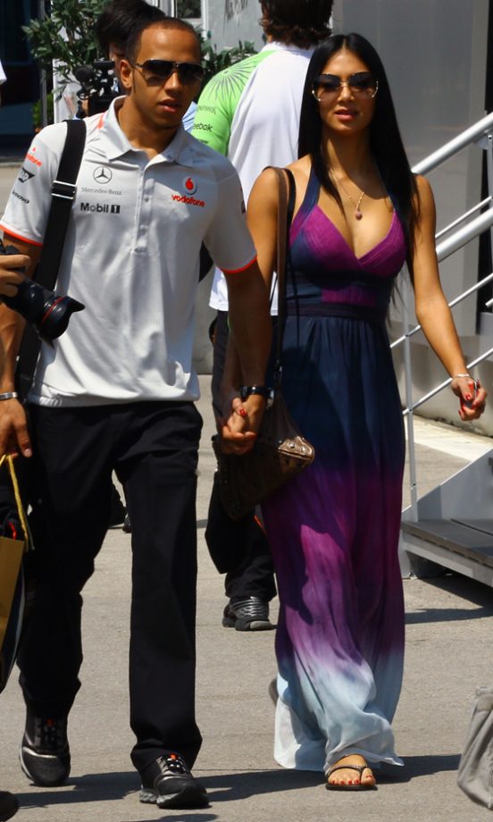Nicole Scherzinger And Lewis Hamilton In Istanbul, 2010