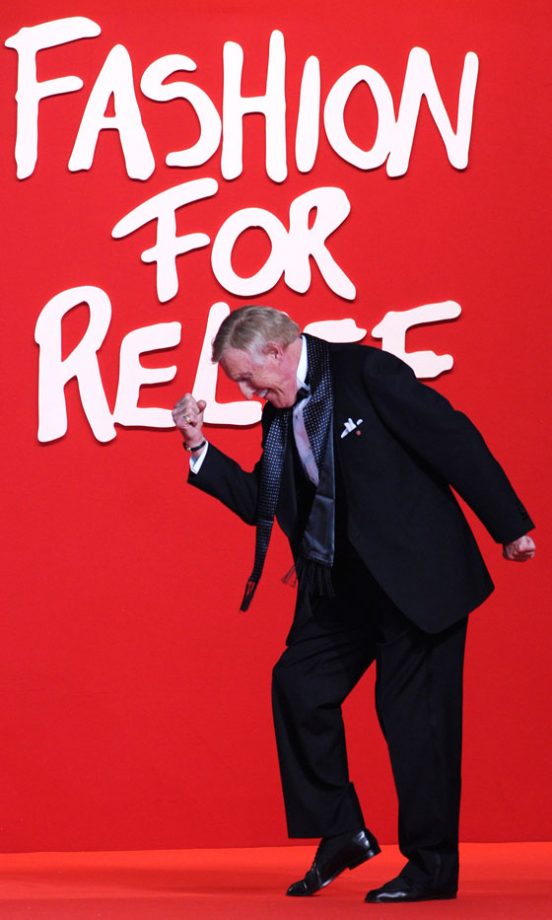 Bruce Forsyth At The Fashion For Relief Show During The 64th Cannes Film Festival, 2011