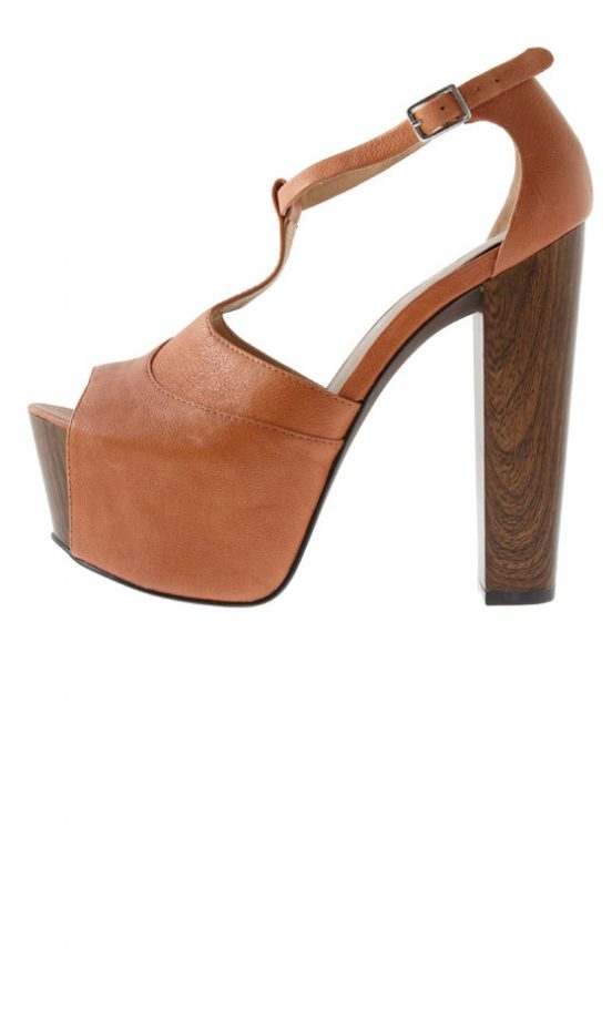 Asos Black Leather Platform Sandals, £75
