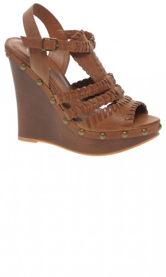 Aldo Stitched Platform Wedge Sandals, £80