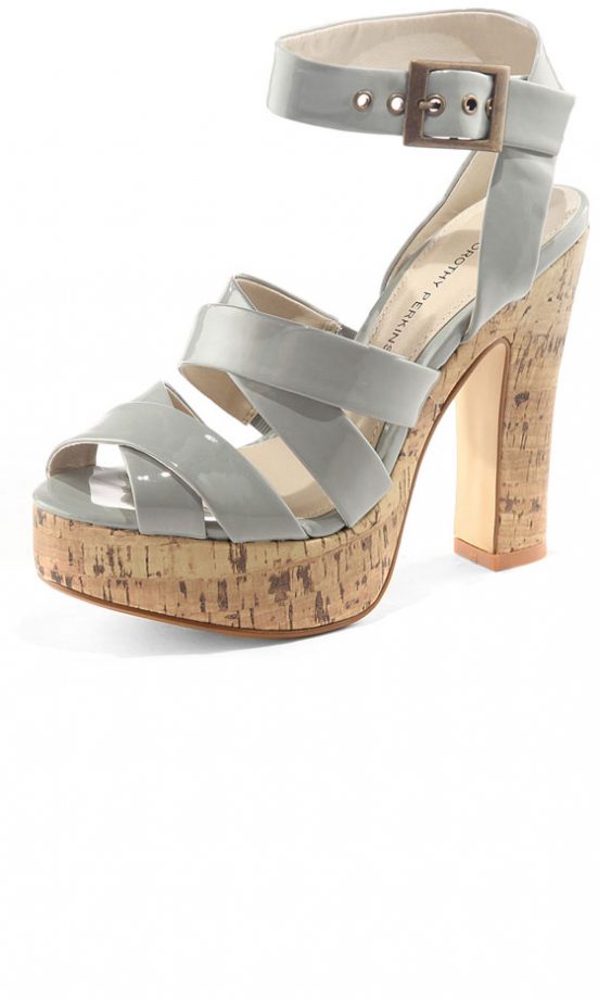 Dorothy Perkins Cork Platform Sandals, Was £40 Now £17