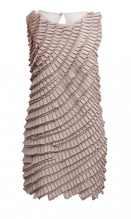 Asos Black Fan Pleat Dress, £120