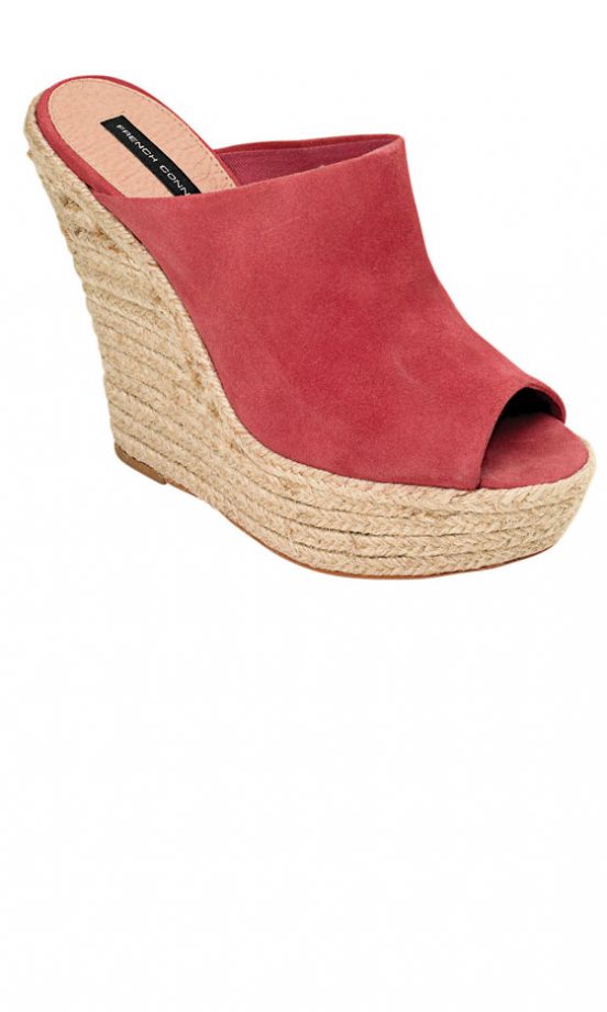 French Connection Suede Platform Mule, £85