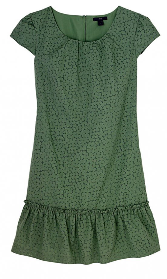 Gap Green Dress, £32.95 - In Store Only