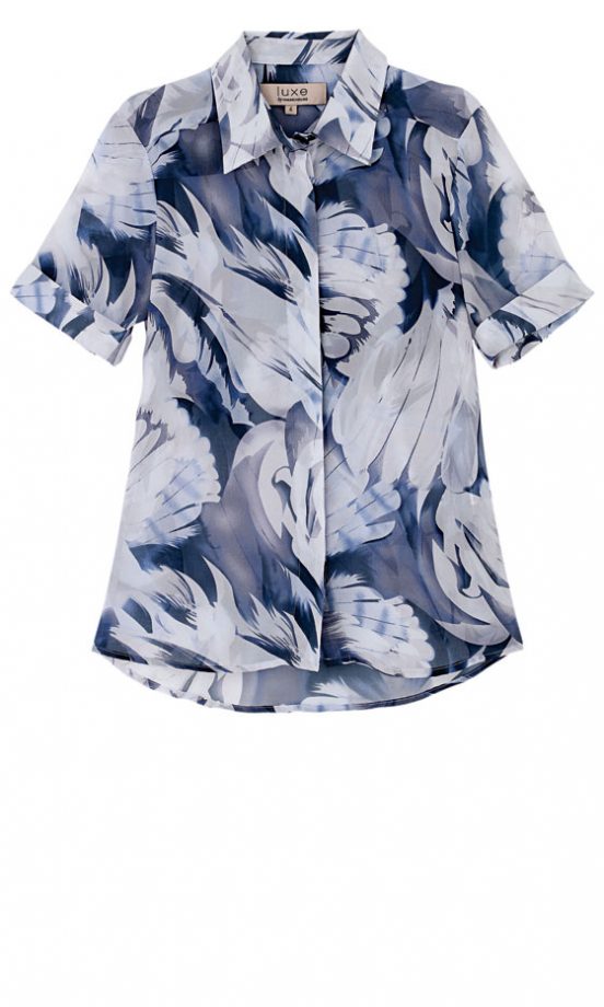 Warehouse Luxe Swan Print Shirt, £75