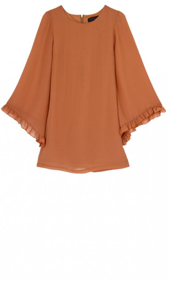 Miss Selfridge Brown Dress, £45 - In Store Only