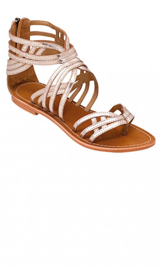 New Look Leather Caged Gladiator Sandals, £29.99