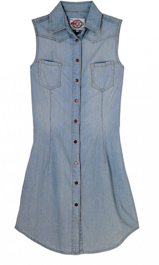 New Look Denim Belted Shirt Dress, £28.99
