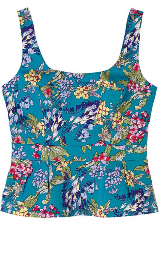 Oasis Geranium Print Top, £38