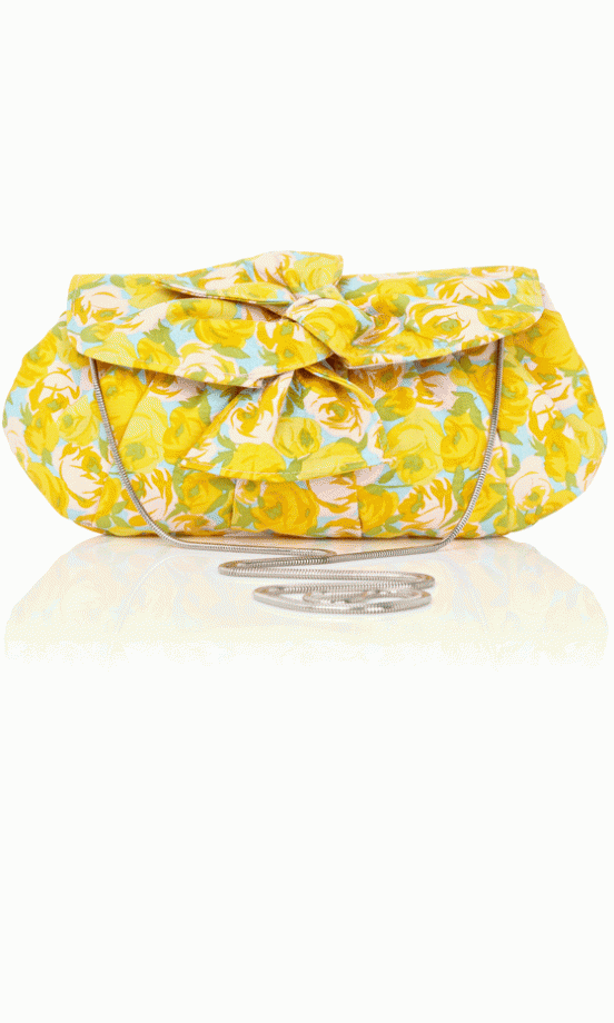 Oasis Vintage Collection Yellow Bow Bag, £35
