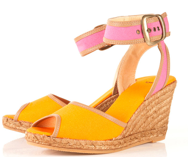 Topshop's colour-pop espadrilles, £50