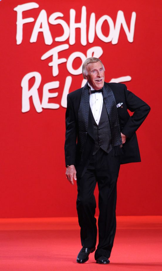 Bruce Forsyth At The Fashion For Relief Show During The 64th Cannes Film Festival, 2011