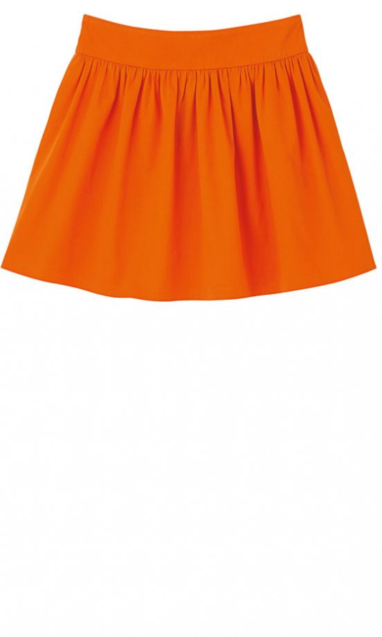 Zara Orange Skirt, £25.99