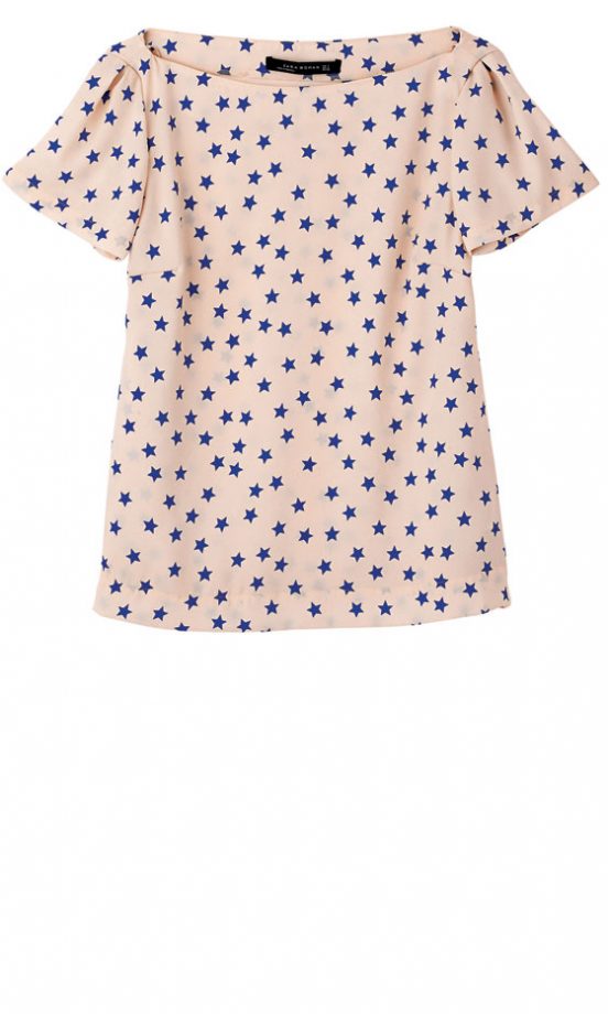 Zara Star Print Top, £29.99 - In Store Only