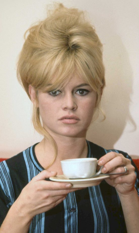 Brigitte Bardot Shows She Is The Original Beehive Queen On Set For 'Le Mepris' , 1963