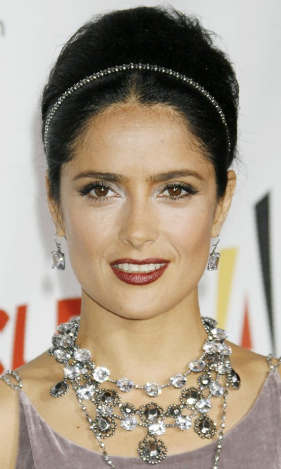 Salma Hayek Must Have Known The Beehive Style Was Forecast At The 2009 ALMA Awards