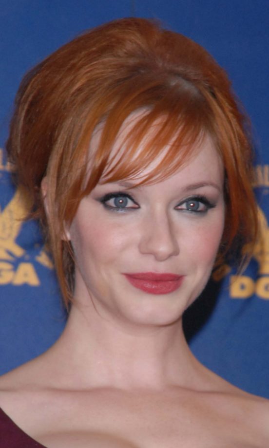 Christina Hendricks Flies The Flag For The Redhead Beehive At The 2010 Guild Awards