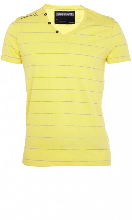 Burton Yellow Stripe T-Shirt, £14