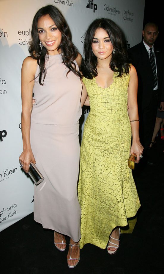 Rosario Dawson And Vanessa Hudgens At The Calvin Klein Party During The 64th Cannes Film Festival, 2011