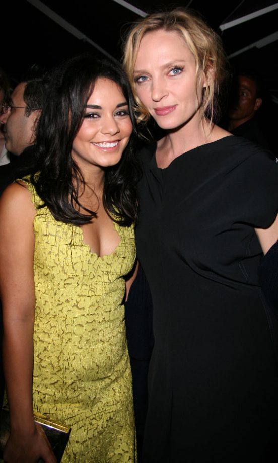 Vanessa Hudgens And Uma Thurman At The Calvin Klein Party During The 64th Cannes Film Festival, 2011