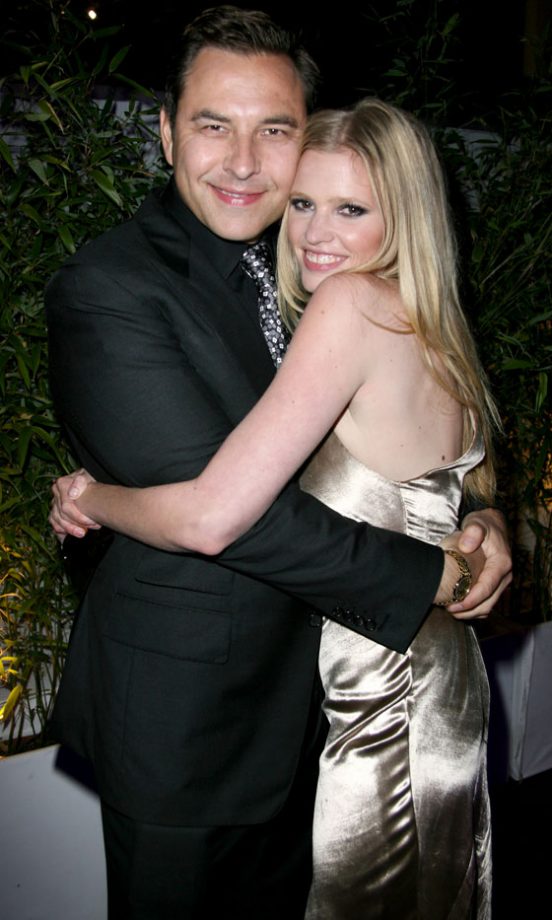 David Walliams And Lara Stone At The Calvin Klein Party During The 64th Cannes Film Festival, 2011