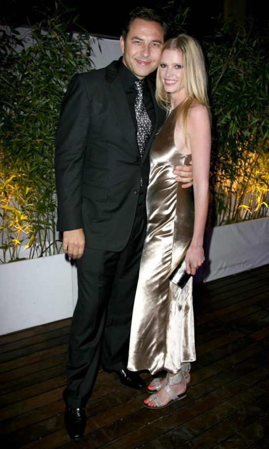 David Walliams And Lara Stone At The Calvin Klein Party During The 64th Cannes Film Festival, 2011