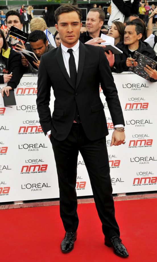 Ed Westwick At The National Movie Awards 2011